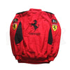 Ferrari Formula One Vintage Racing Embroidered Jacket - Speedxcrafts