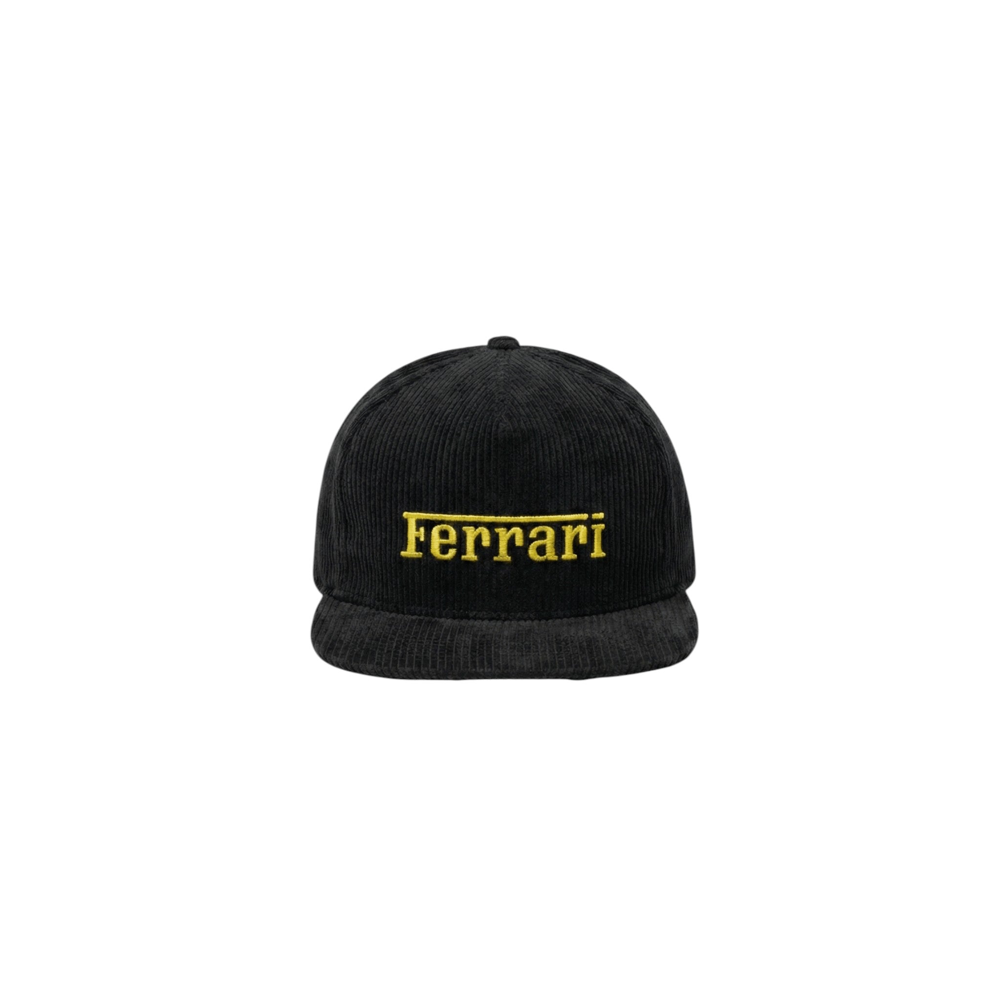 Ferrari Vintage Corduroy Cap – Black