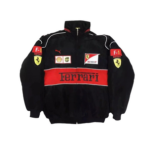 Ferrari Vintage Nascar Racing Jacket - Speedxcrafts
