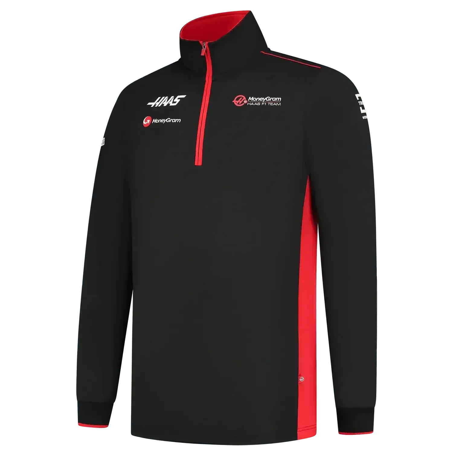 Fitted Zip Sweater / Haas F1 Team - Speedxcrafts