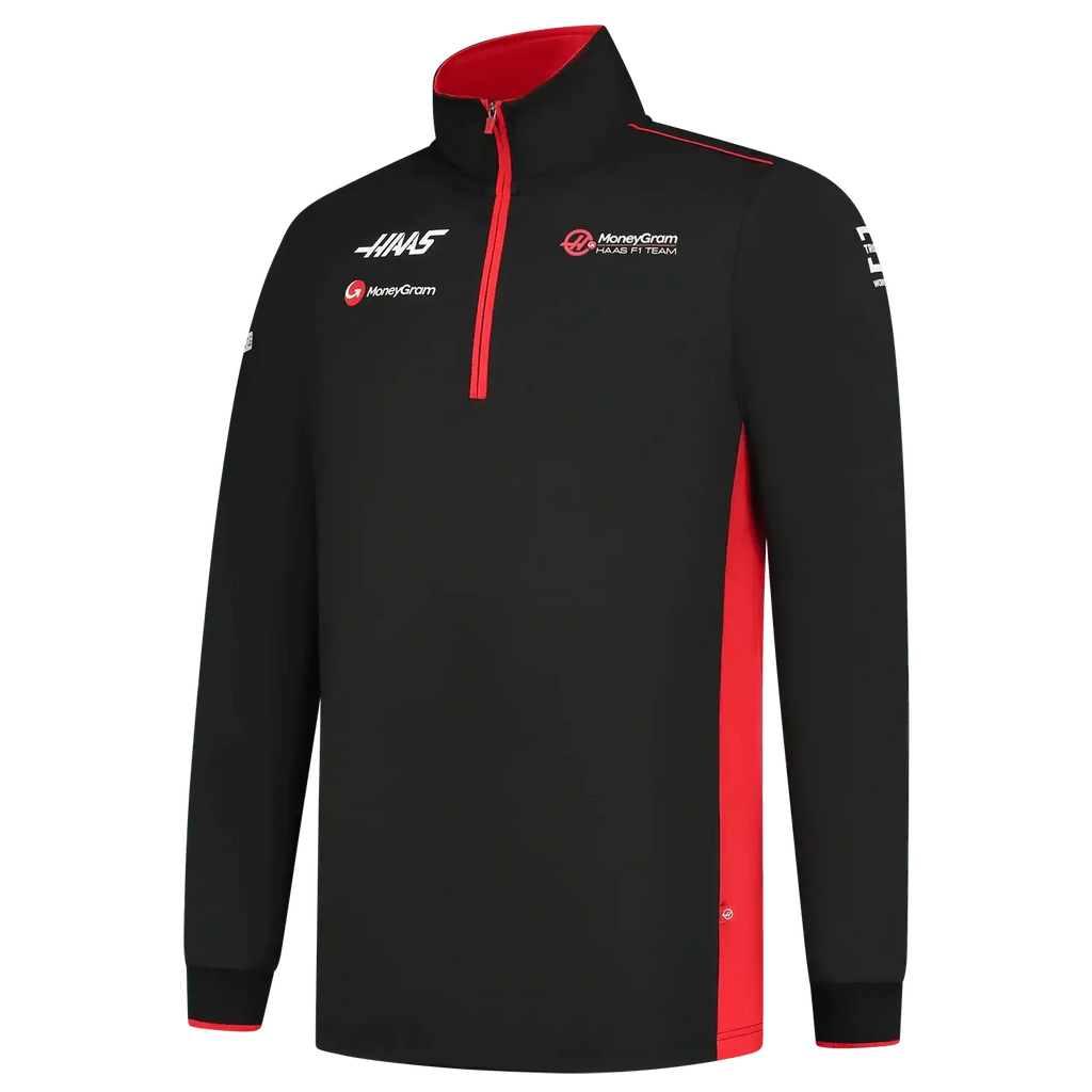 Fitted Zip Sweater / Haas F1 Team - Speedxcrafts