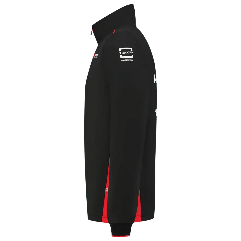 Fitted Zip Sweater / Haas F1 Team - Speedxcrafts