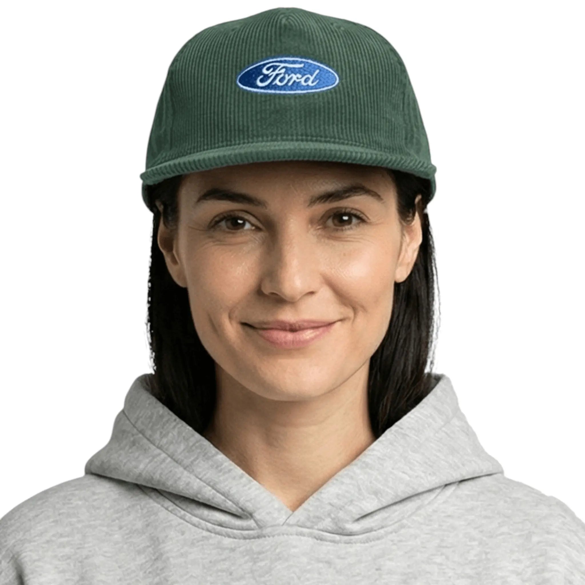 Ford Vintage Corduroy Cap – Forest Green