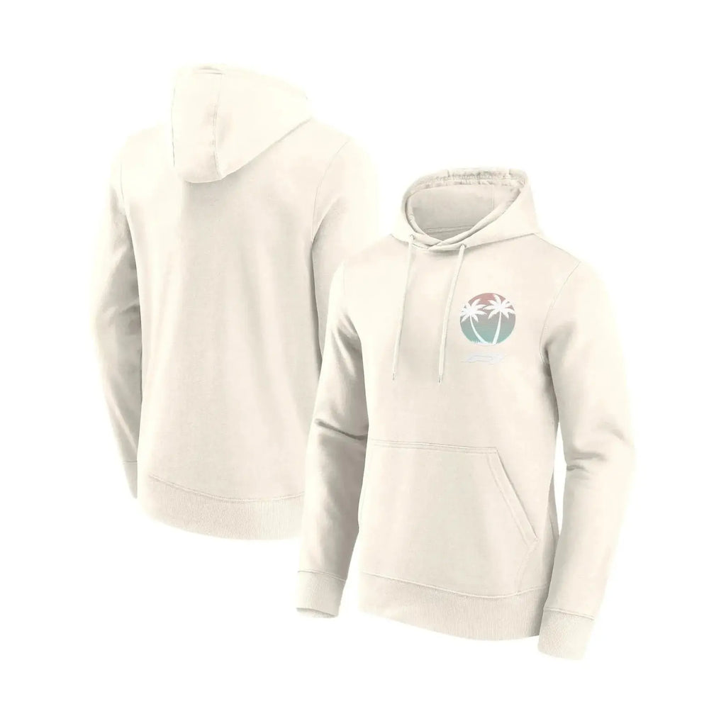 Formula 1 Beach Club Graphic Hoodie | Off White Official Merchandise - Speedxcrafts