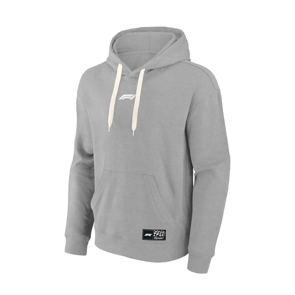 Formula 1 Beach Club Printed Hoodie | Gray Official Merchandise - Speedxcrafts