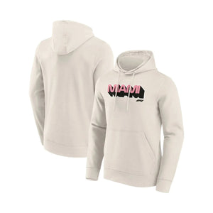Formula 1 Miami Wordmark Graphic Hoodie - Off White | Casual F1 Apparel - Speedxcrafts