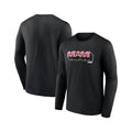 Formula 1 Miami Wordmark Graphic Long Sleeve T-Shirt Black - Speedxcrafts