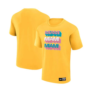 Formula 1 Miami Yellow T-Shirt | Bright and Stylish Fan Apparel - Speedxcrafts