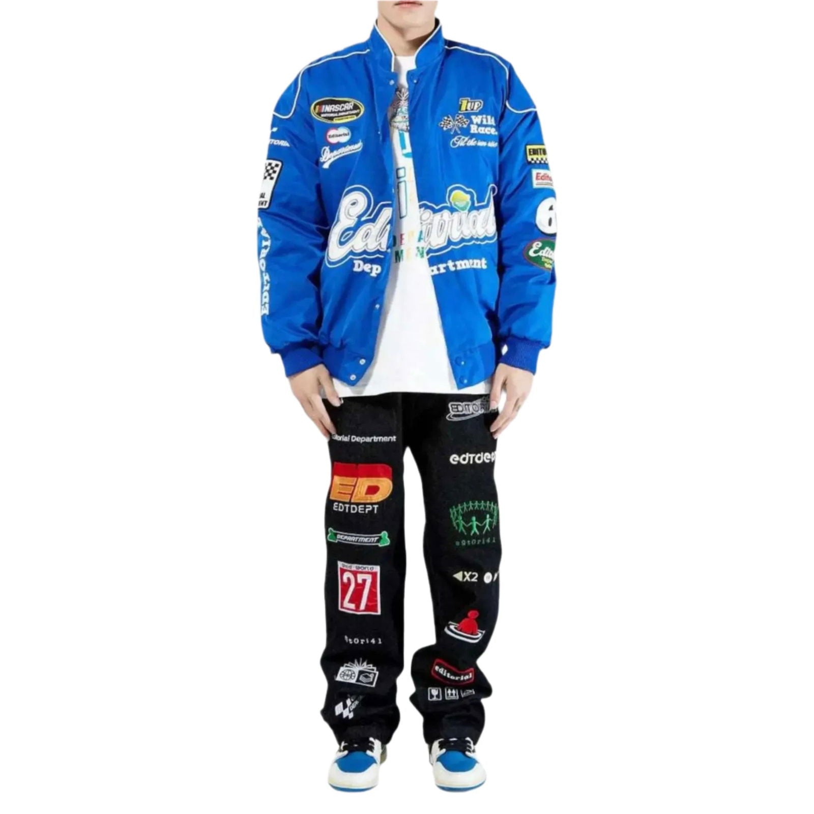 Formula One Racing Embroidered Jacket - Speedxcrafts
