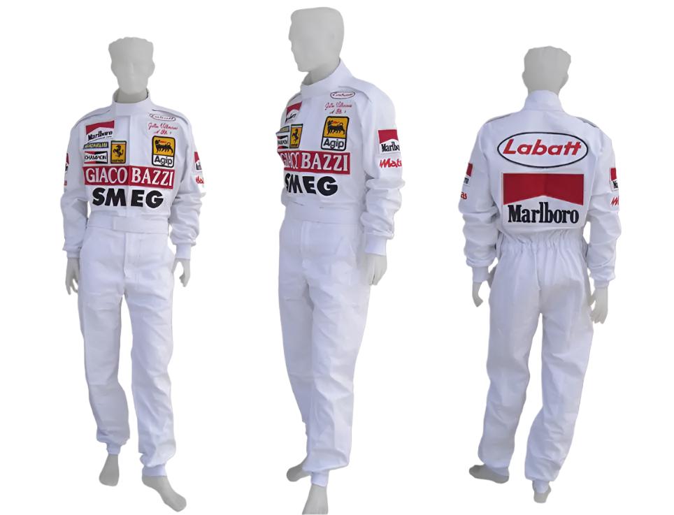 Gilles Villeneuve 1980 Replica Racing Suit | Ferrari F1 - Speedxcrafts