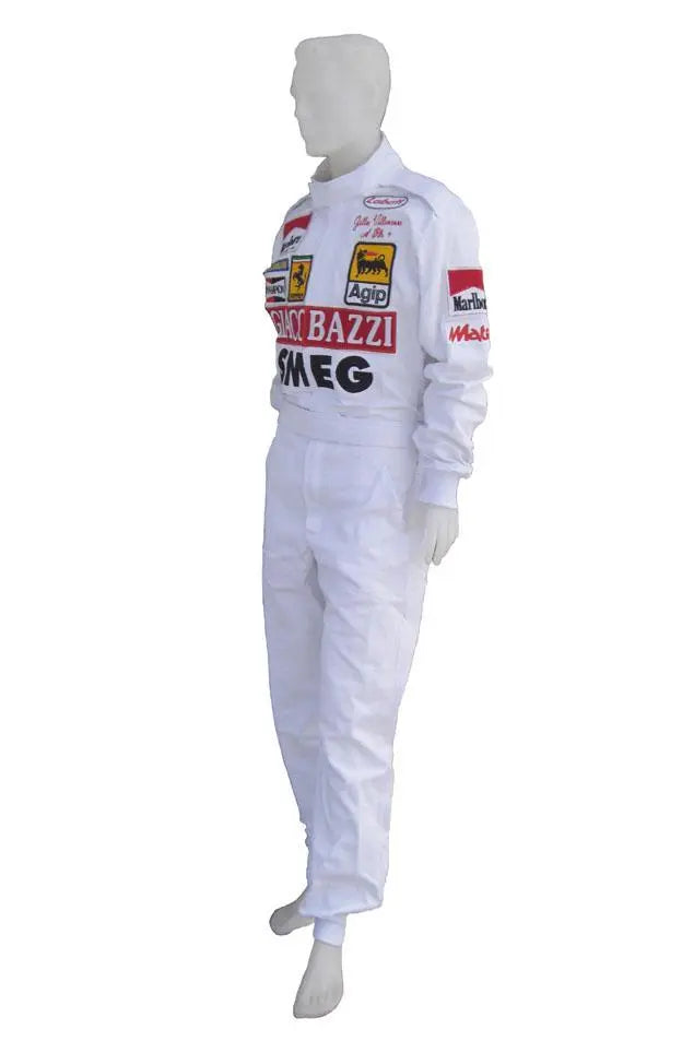 Gilles Villeneuve 1980 Replica Racing Suit | Ferrari F1 - Speedxcrafts