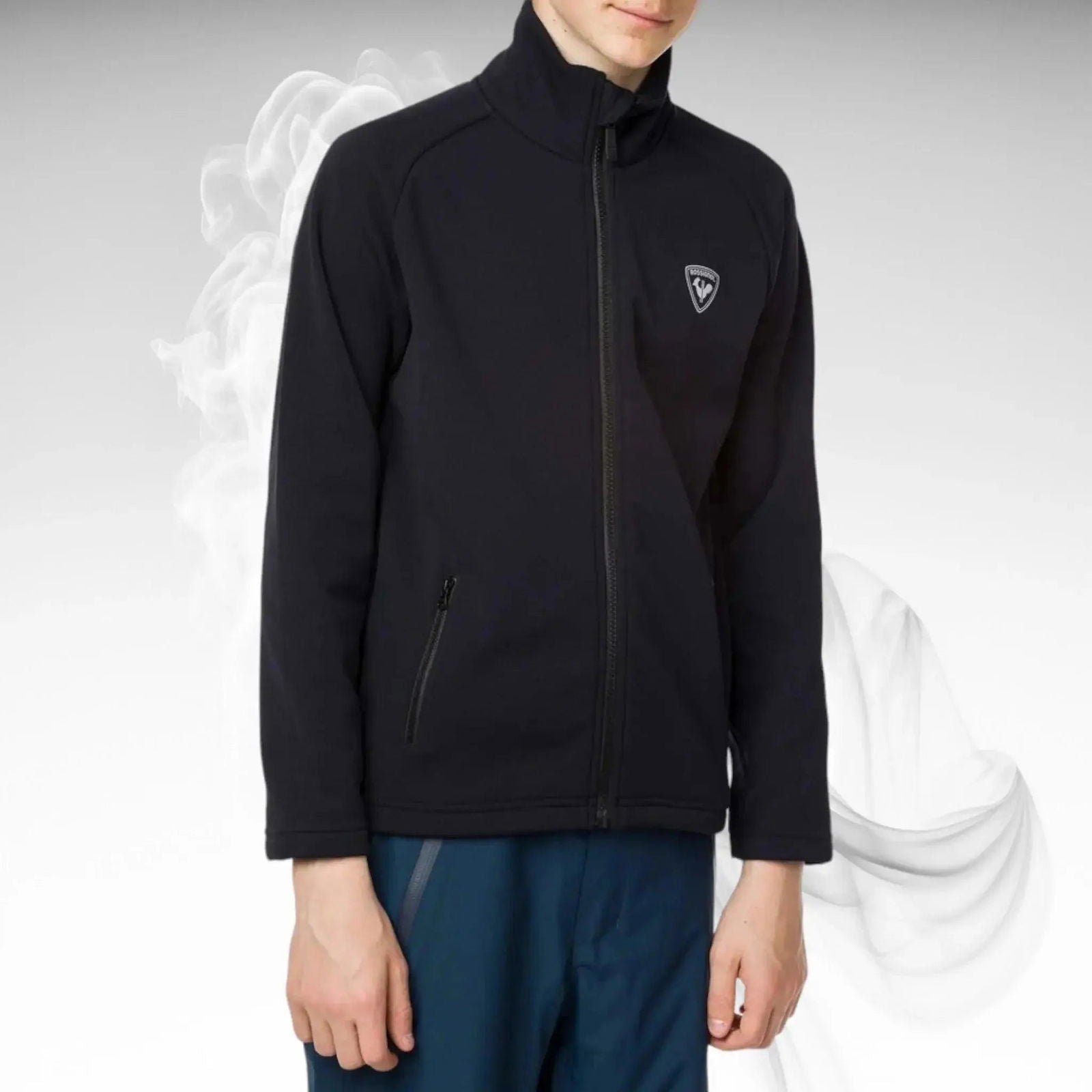 Hoodie ROSSIGNOL Boy Fz Clim Black - 2020/21 - Speedxcrafts