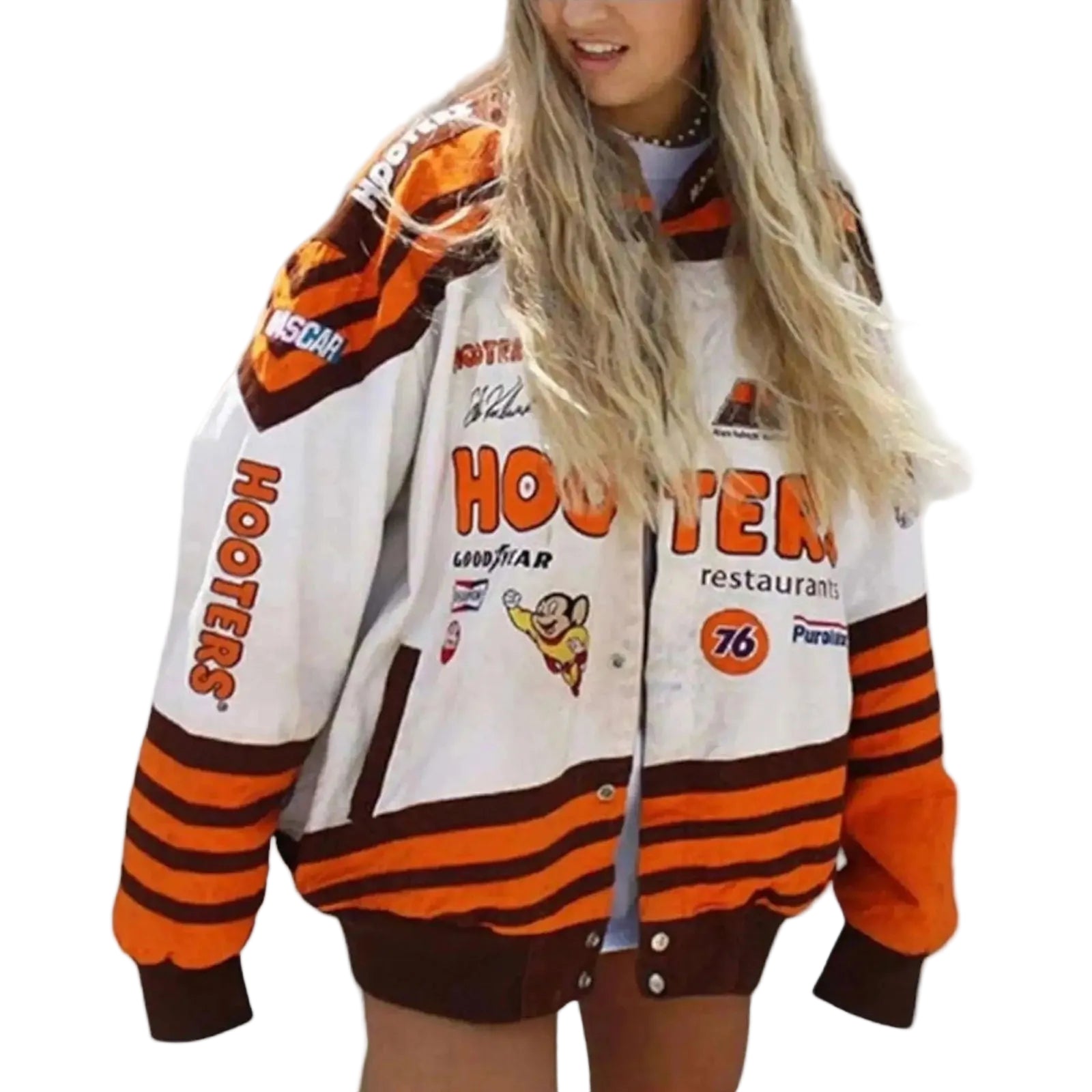 Hooters Nascar Vintage Jacket - Speedxcrafts – Speedx Crafts