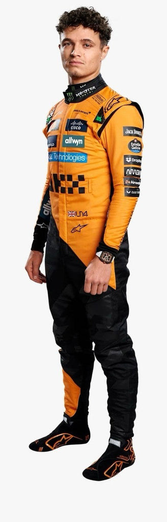 2025 Lando Norris Go-Kart Racing Suit Replica | McLaren F1 Team Speedx Racegear
