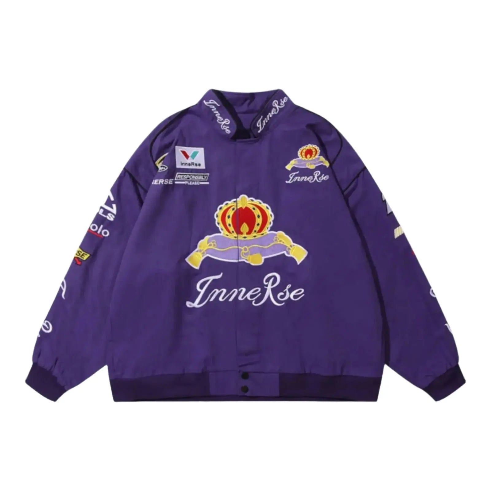 Innerse NASCAR Racing Jacket - Embroidered Motorsport Apparel - Speedxcrafts