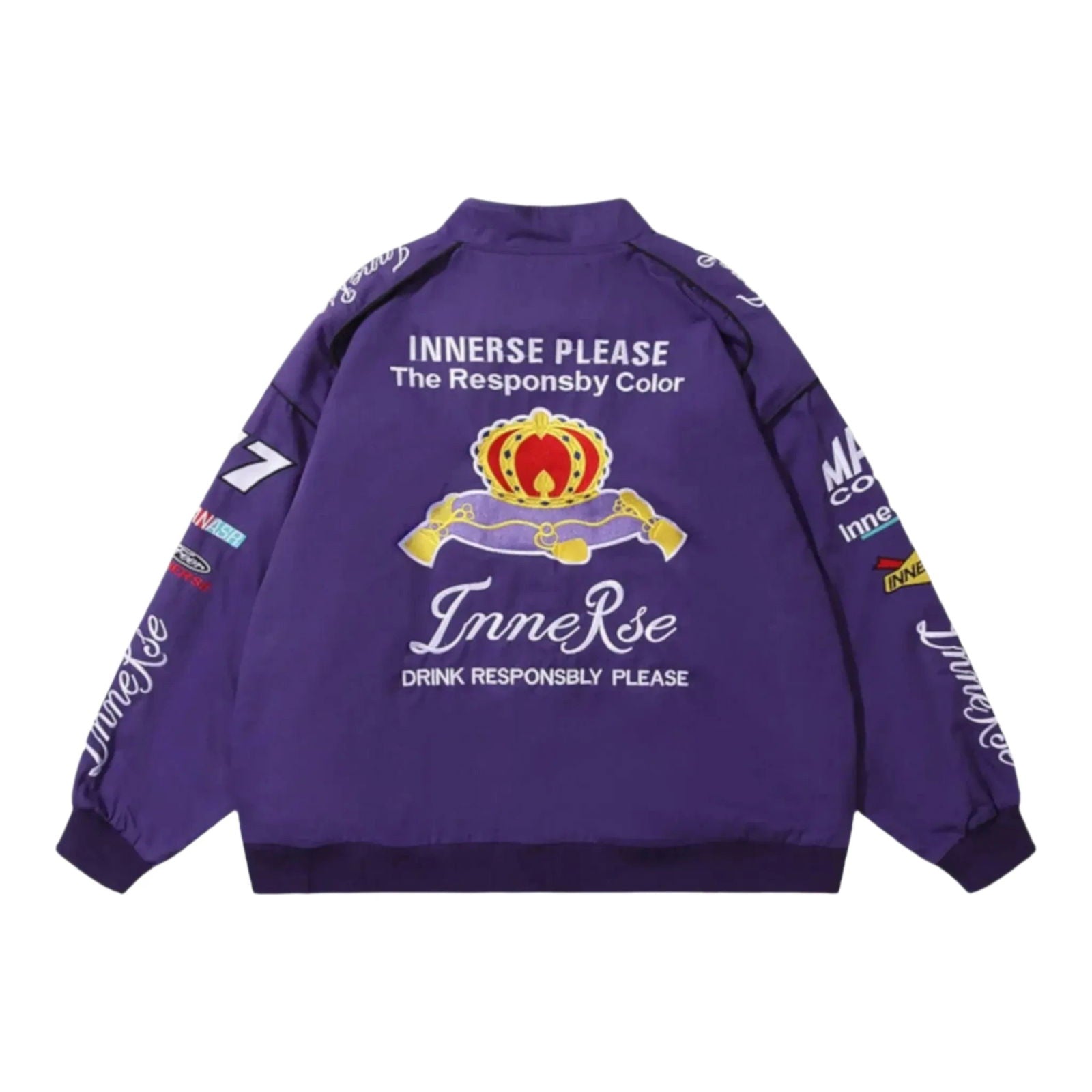 Innerse NASCAR Racing Jacket - Embroidered Motorsport Apparel - Speedxcrafts