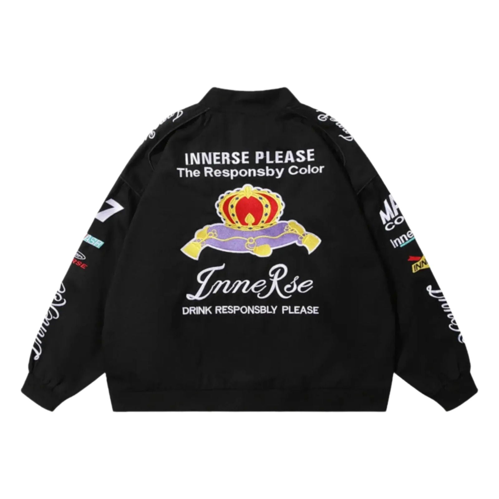 Innerse NASCAR Racing Jacket - Embroidered Motorsport Apparel - Speedxcrafts
