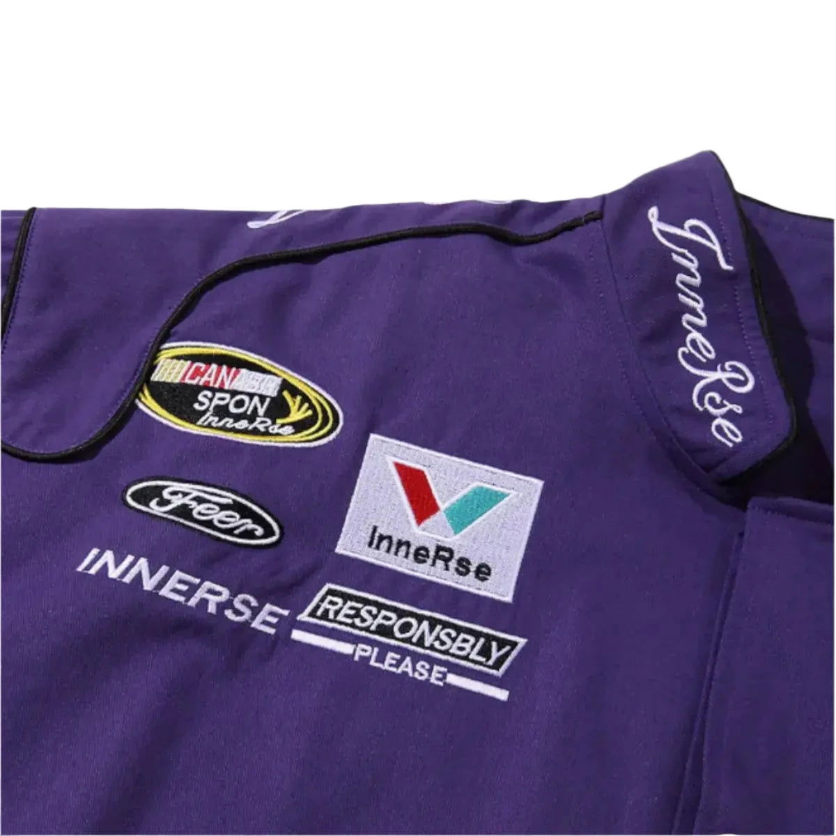 Innerse NASCAR Racing Jacket - Embroidered Motorsport Apparel - Speedxcrafts