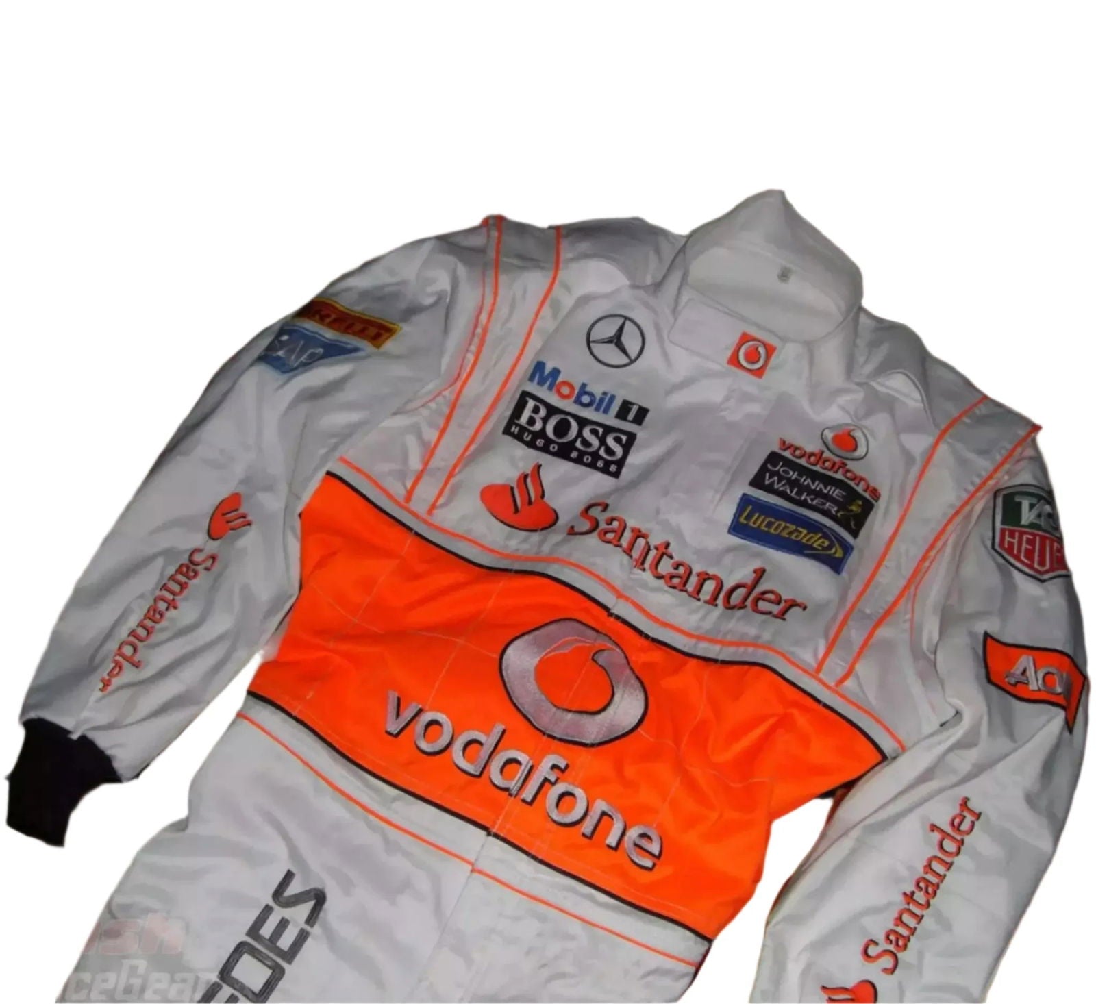 Jenson Button 2013 McLaren F1 Embroidered Racing suit - Speedxcrafts