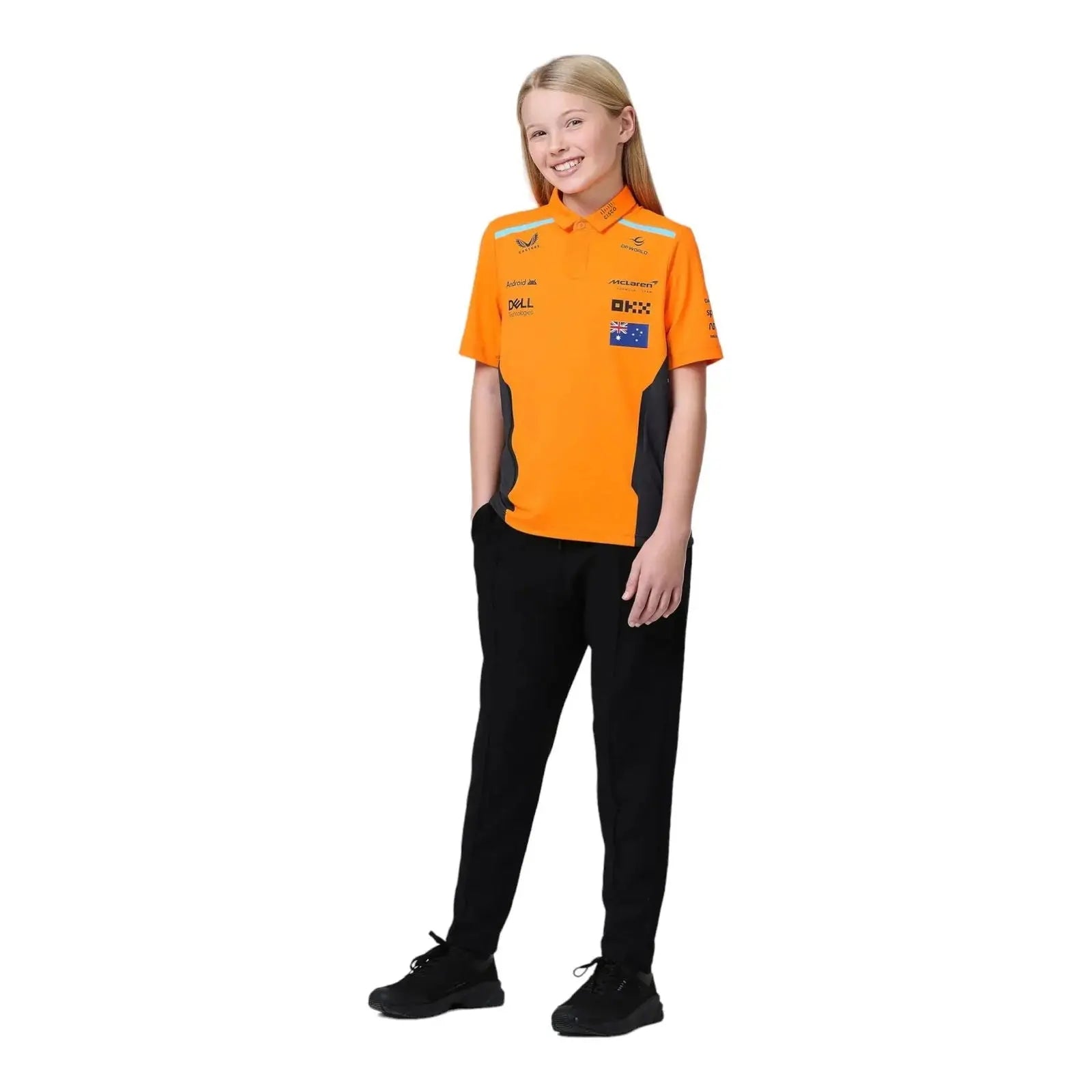 Junior Polo Shirt | Official Oscar Piastri Formula 1 Teamwear - Speedxcrafts