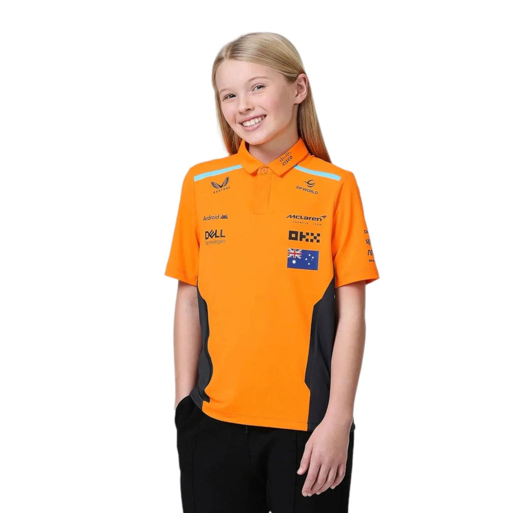 Junior Polo Shirt | Official Oscar Piastri Formula 1 Teamwear - Speedxcrafts