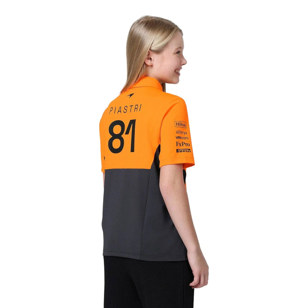 Junior Polo Shirt | Official Oscar Piastri Formula 1 Teamwear - Speedxcrafts