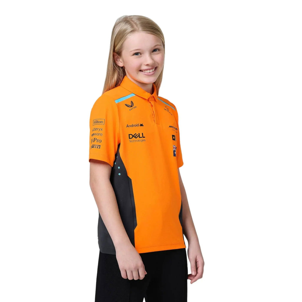 Junior Polo Shirt | Official Oscar Piastri Formula 1 Teamwear - Speedxcrafts