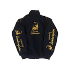 Lamborghini F1 Vintage Style Embroidery Racing Jacket - Speedxcrafts