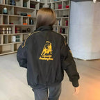 Lamborghini F1 Vintage Style Embroidery Racing Jacket - Speedxcrafts