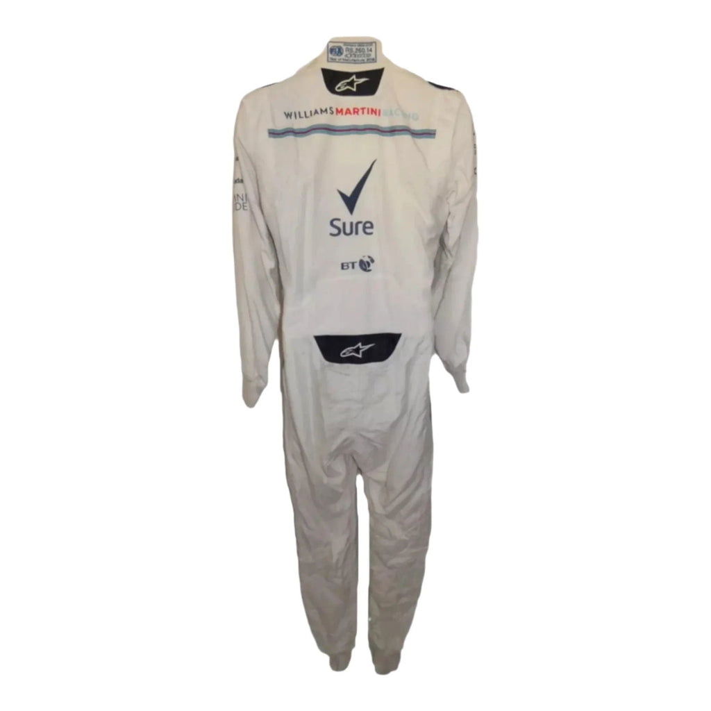Lance Stroll Signed 2018 Williams Martini Race suit