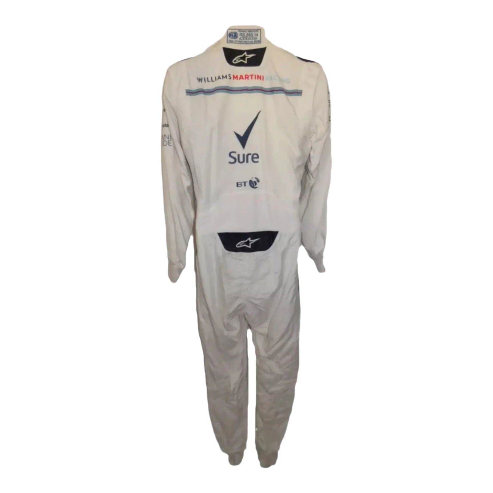 Lance Stroll Signed 2018 Williams Martini Race suit