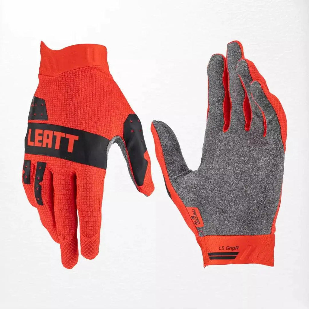 Leatt Moto 1.5 GripR MX Gloves Red - Speedxcrafts