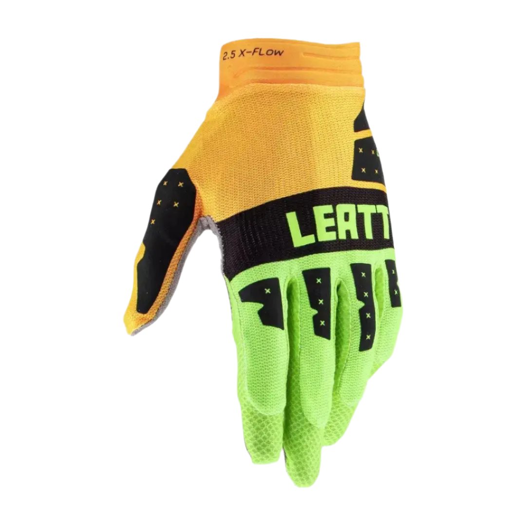 Leatt Moto 2.5 X-Flow MX Gloves Citrus - Speedxcrafts