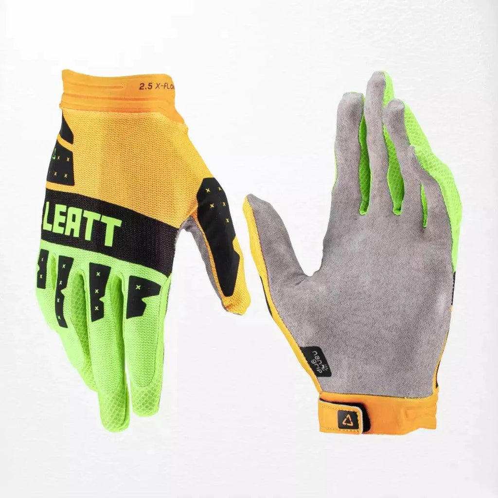 Leatt Moto 2.5 X-Flow MX Gloves Citrus - Speedxcrafts