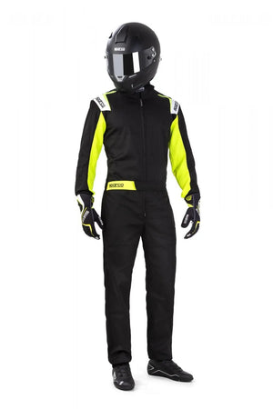 Leisure Karting Suit Sparco Rookie Black/Yellow - Speedxcrafts