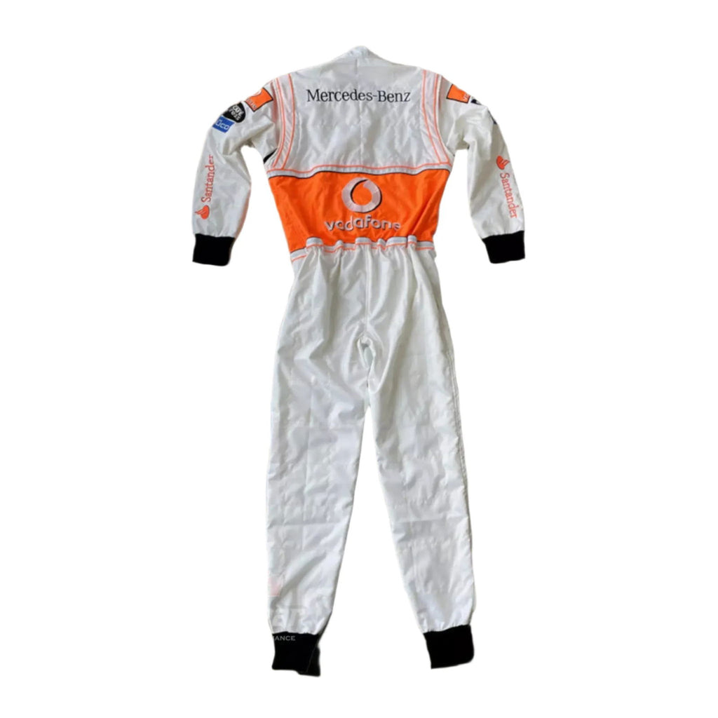 Lewis Hamilton 2008 McLaren F1 Embroidered Racing Suit - Speedxcrafts