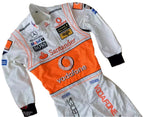 Lewis Hamilton 2008 McLaren F1 Embroidered Racing Suit - Speedxcrafts