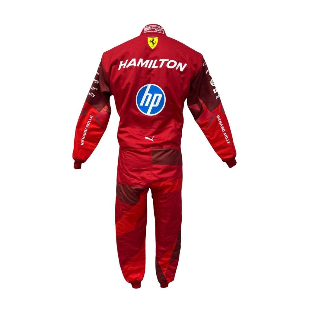 Lewis Hamilton Scuderia Ferrari HP Las Vegas 2025 race suit