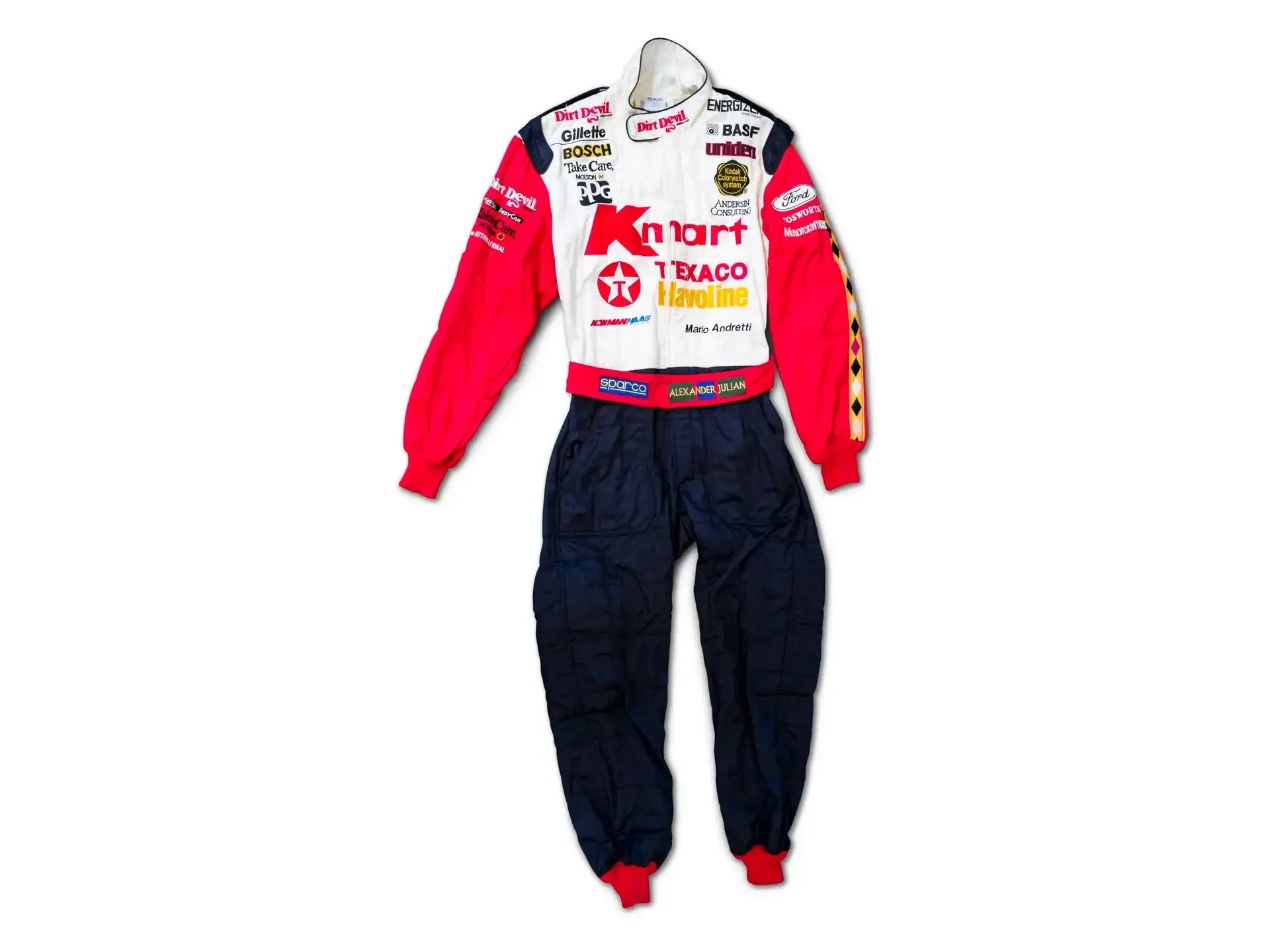 Mario Andretti Embroidered Race Suit SpeedXcrafts