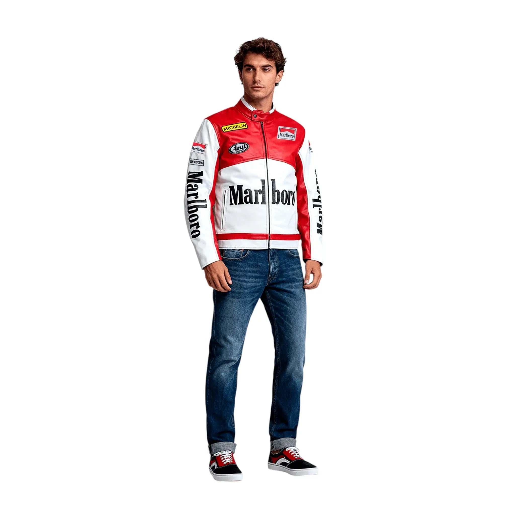 Marlboro Racing Leather Jacket - Classic Edition