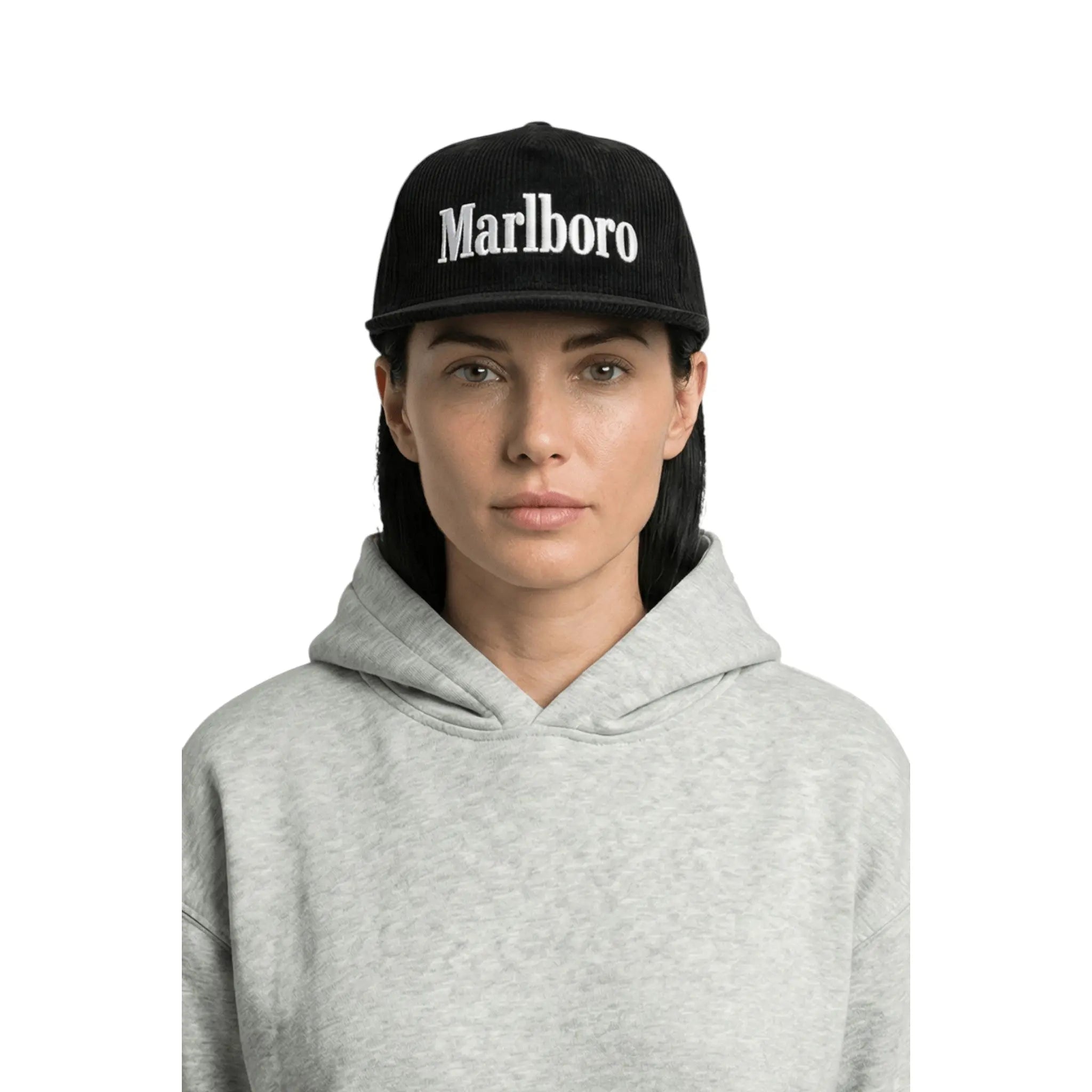 Marlboro Vintage Corduroy Cap – Black