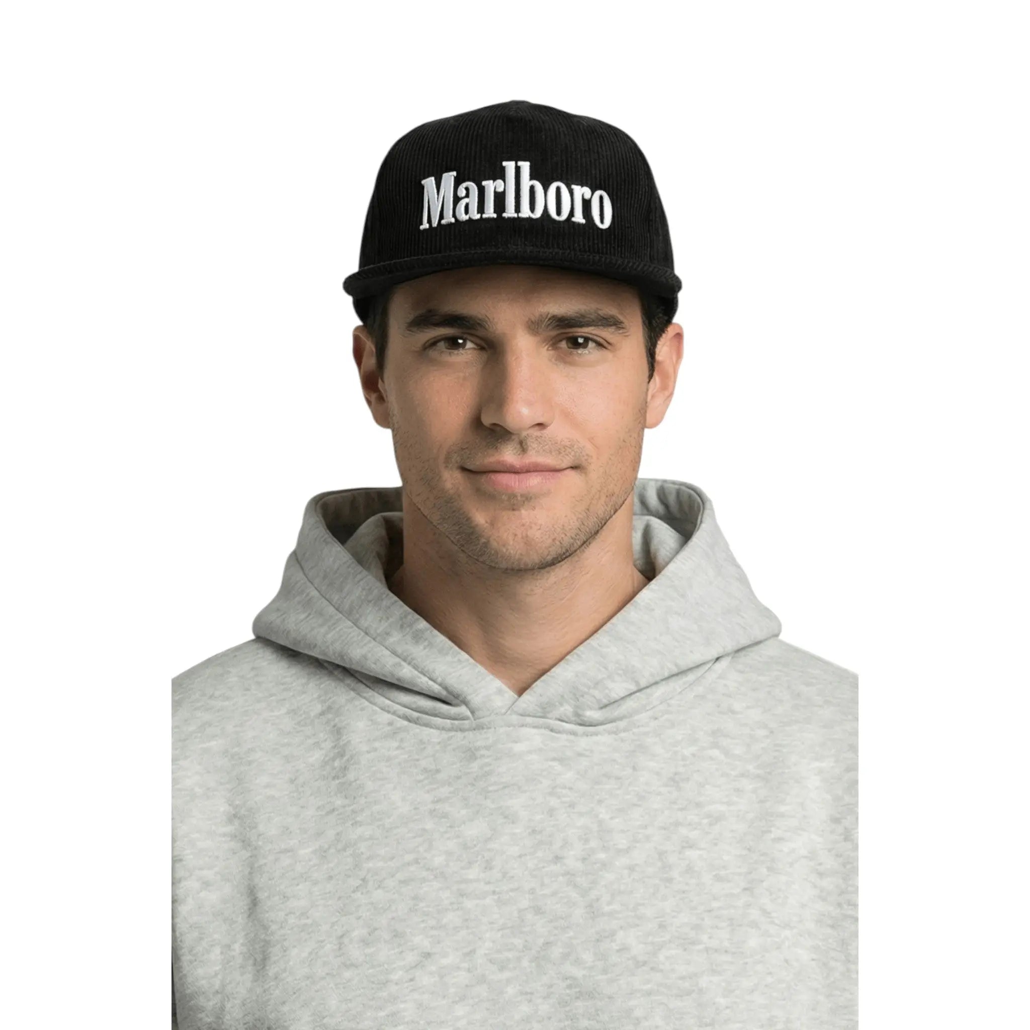 Marlboro Vintage Corduroy Cap – Black