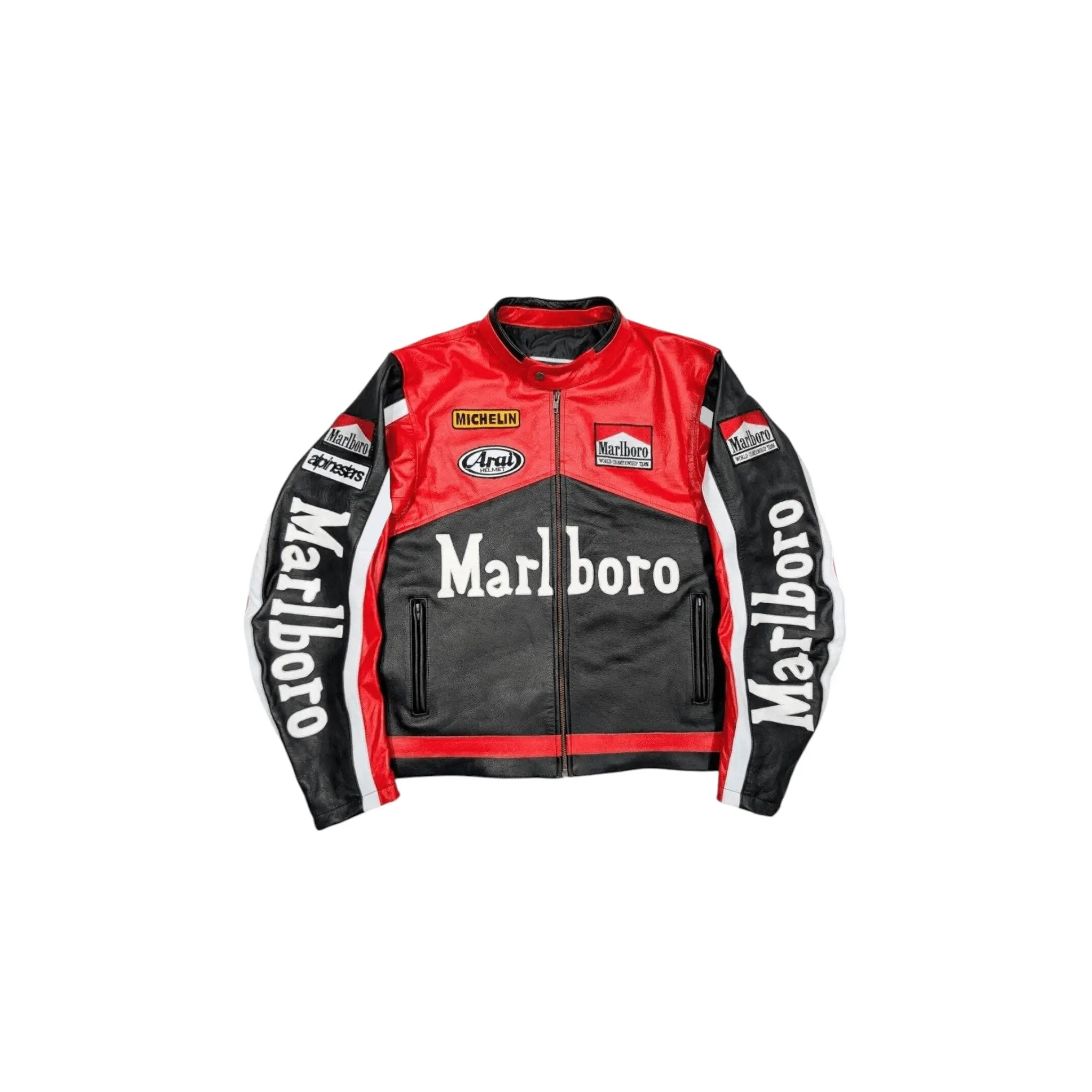 Marlboro Vintage Racing Leather Jacket - Classic Edition
