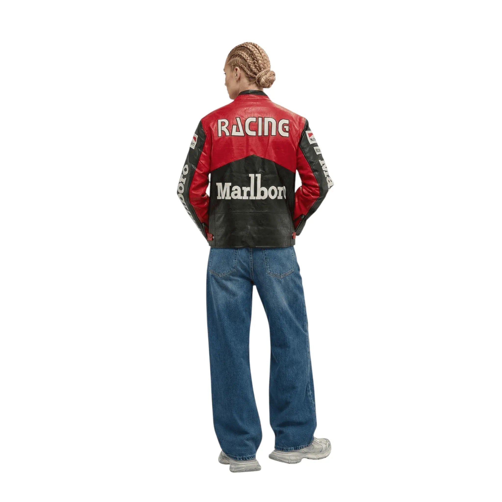 Marlboro Vintage Racing Leather Jacket - Classic Edition