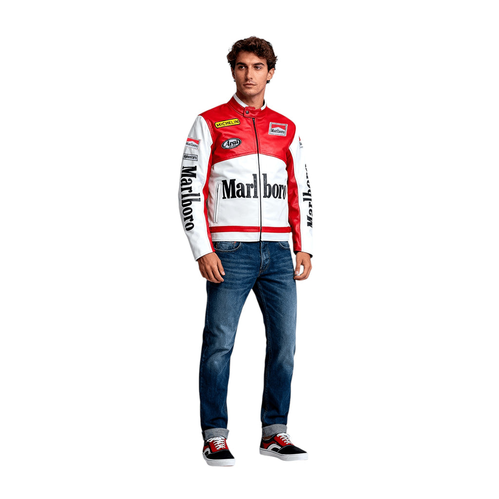 Marlboro Racing Leather Jacket - Classic Edition