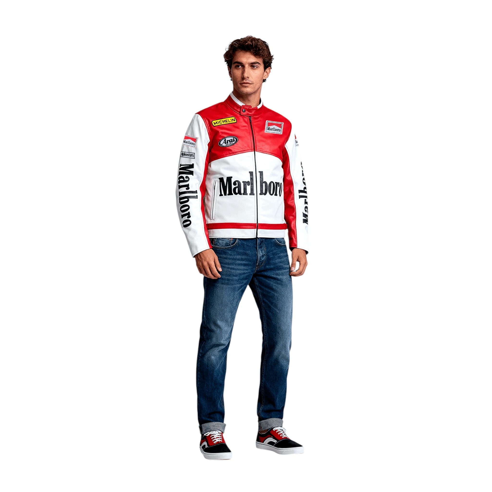 Marlboro Racing Leather Jacket - Classic Edition