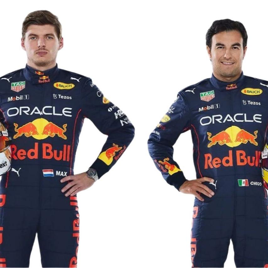 Max Verstappen & Sergio Perez F1 Oracle Red Bull 2022 Go-Kart Racing Suit - Speedxcrafts