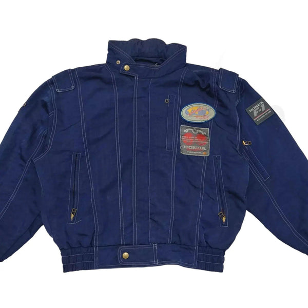 McLaren Ayrton Senna Marlboro Vintage F1 Racing Jacket - Speedxcrafts