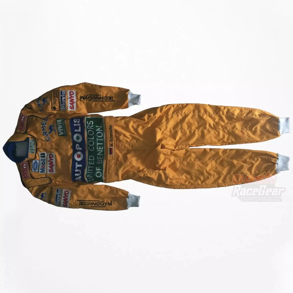 Michael Schumacher 1992 F1 Embroidered Racing Suit - Speedxcrafts