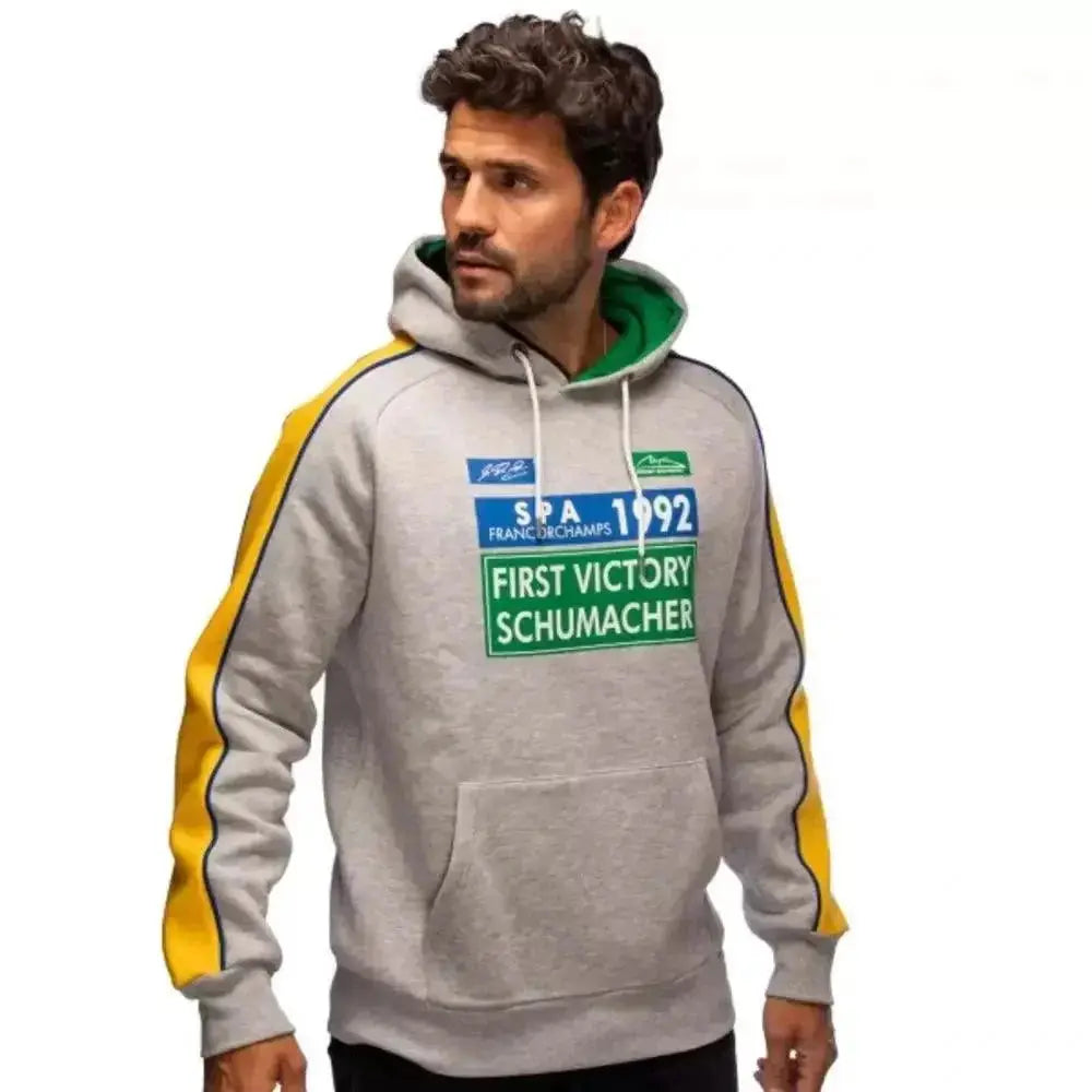 Michael Schumacher Hoodie First GP Victory 1992 - Speedxcrafts